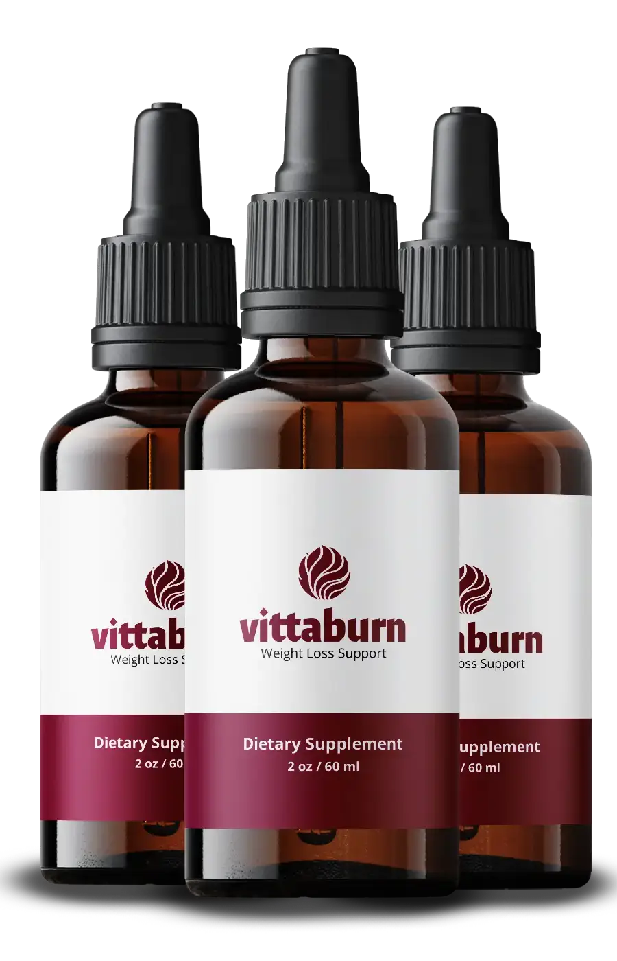 Vittaburn liquid drop bottles